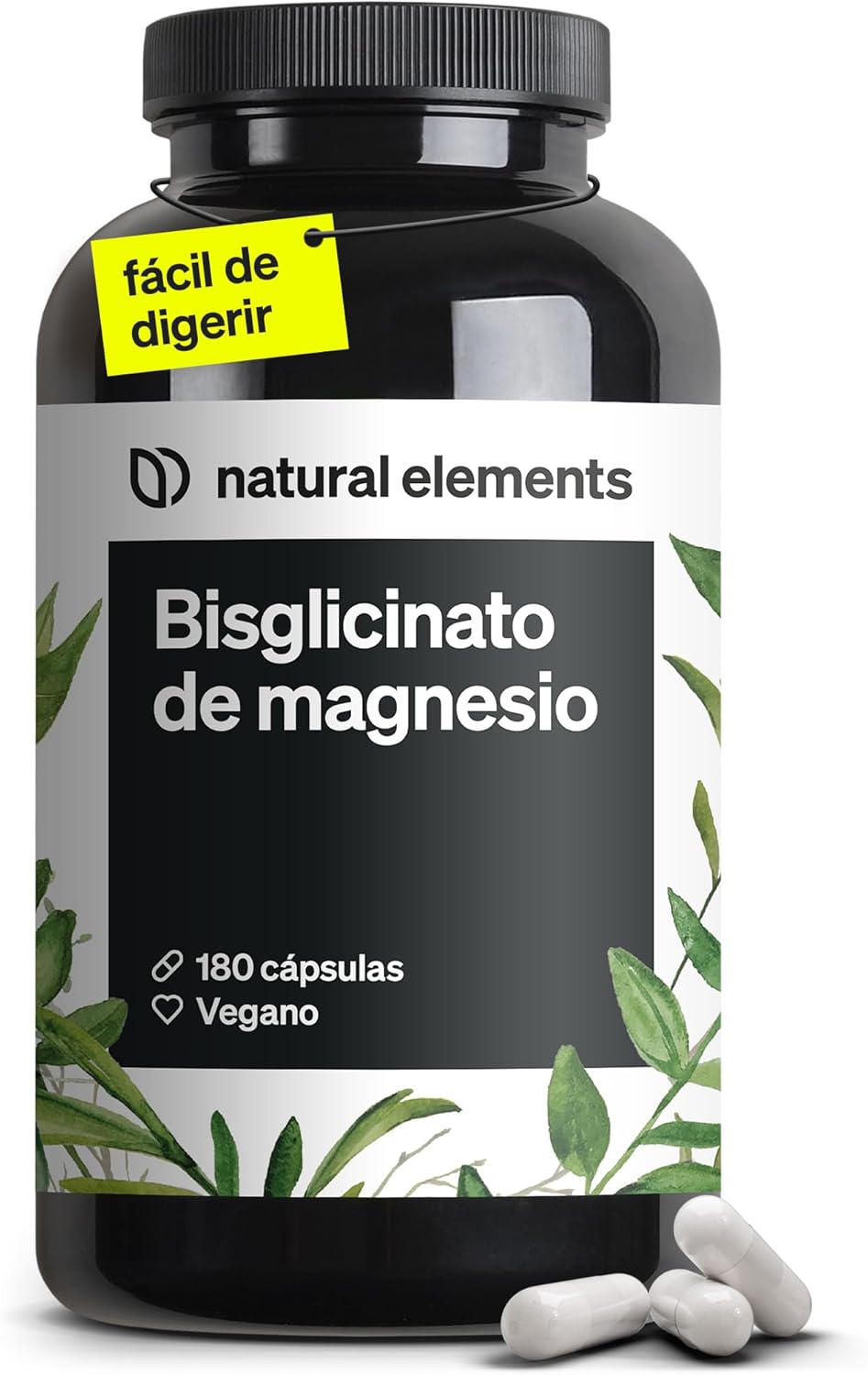 bisglicinato de magnesio natural elements