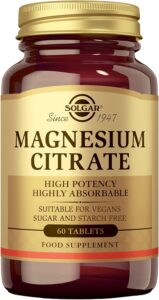 solgar citrato de magnesio para que sirve